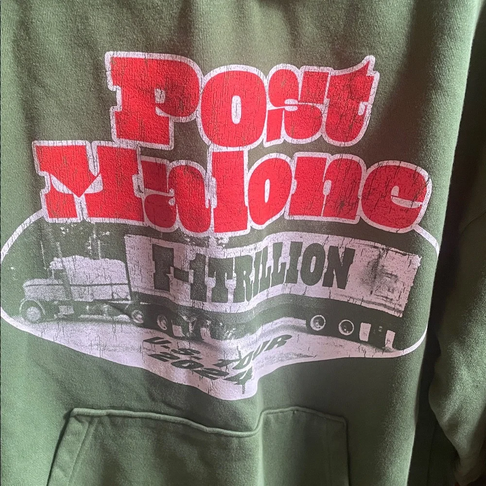 Post Malone 2024 concert F-1 Trillion Hoodie - Picture 2 of 10